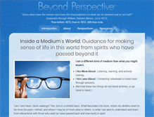 Tablet Screenshot of beyondperspective.com